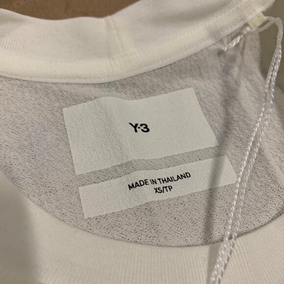 Y-3 Crepe Jersey Short Sleeve Pocket Tee Unisex XS Oversize - Picture 5 of 16